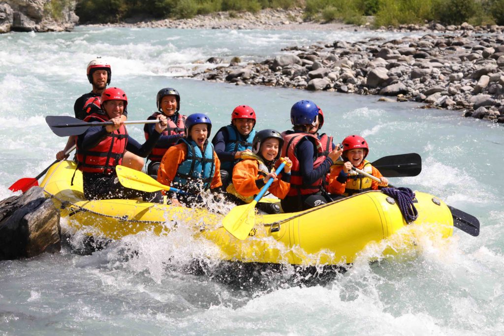 Rafting durance embrun integrale guillestre enfant famille